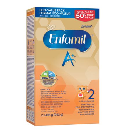 【包邮】美赞臣 Enfamil A+ 二段婴儿奶粉 992g