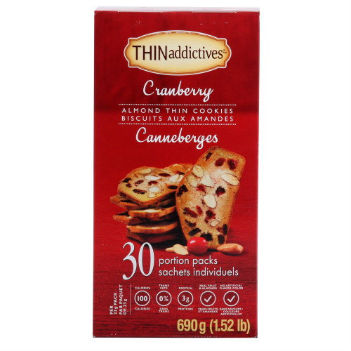 THINaddictives 蔓越莓杏仁饼干 690g