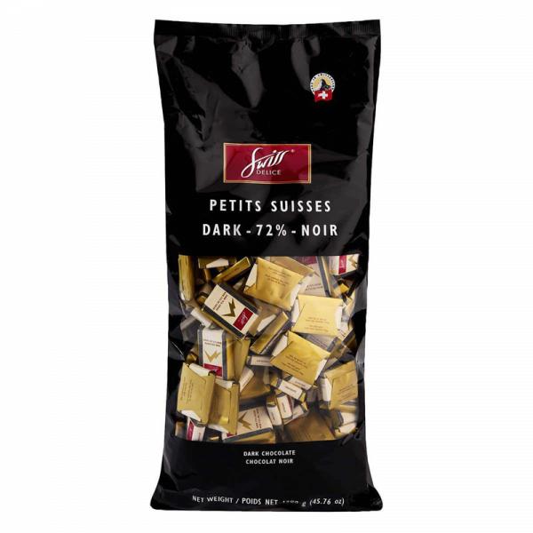 【特价】Swiss Delice狄妮诗72%黑巧克力1.5kg