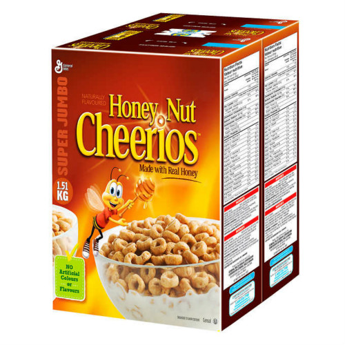 Cheerios蜂蜜麦圈早餐谷物营养美味 1.51KG