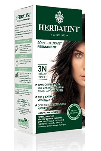 【特价】Herbatint 植物染发剂膏意大利天然不刺激 135ml 3N