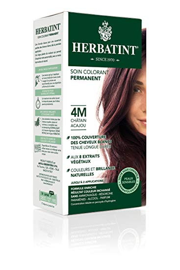 【特价】Herbatint 植物染发剂膏意大利天然不刺激 135ml 4M