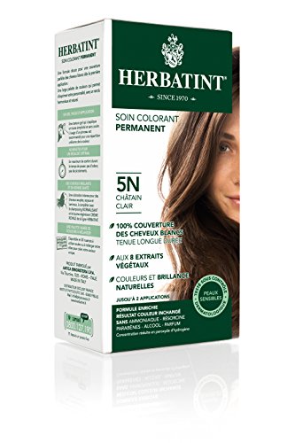 【特价】Herbatint 植物染发剂膏意大利天然不刺激 135ml 5N