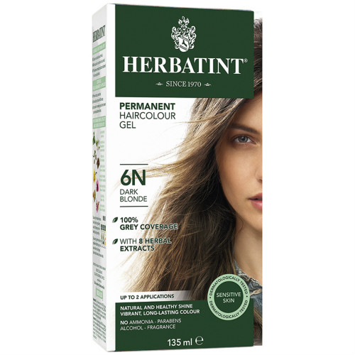 【特价】Herbatint 植物染发剂膏意大利天然不刺激 135ml 6N