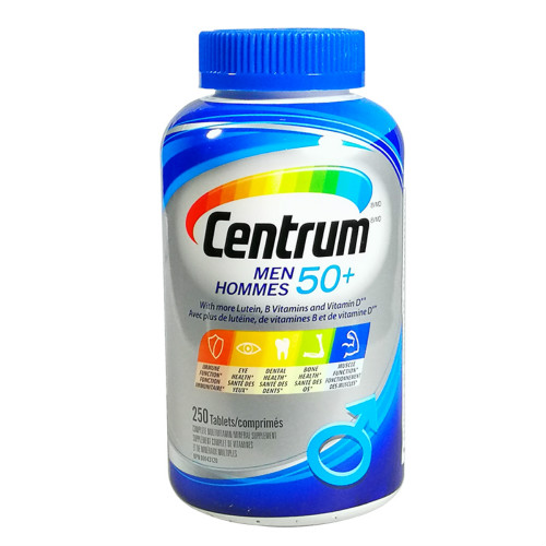 【特价至5月11日】Centrum善存50+中老年男士维生素 250粒