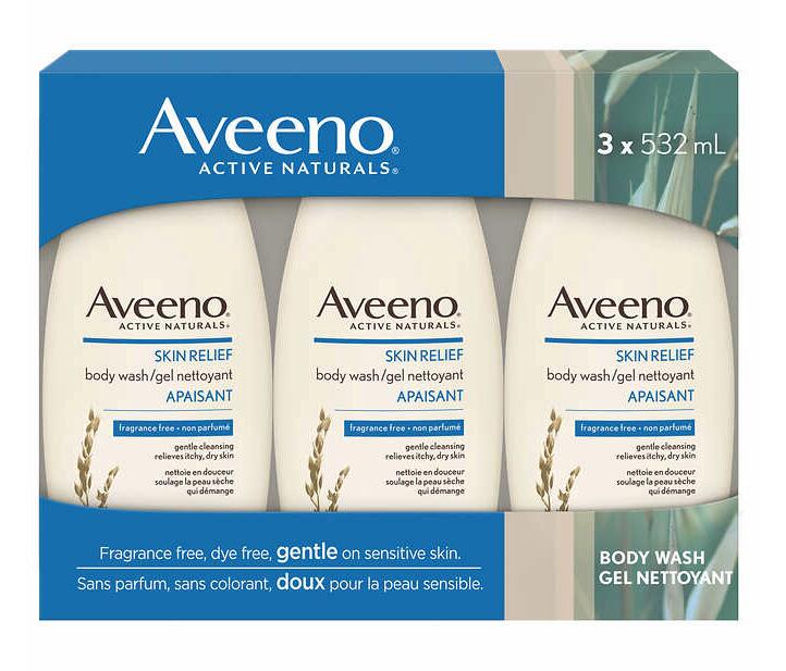 AVEENO 艾维诺燕麦保湿沐浴露 532ml 3瓶装