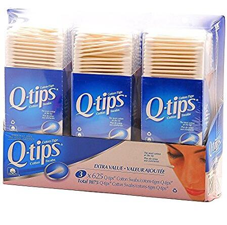 【特价至5月11日】Q-Tips 无菌纯棉棉签婴儿化妆卸妆医用双头棉棒 500支*4