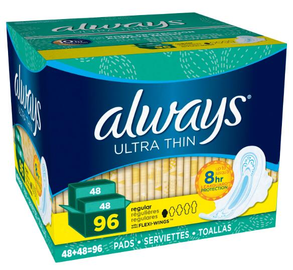 Always 超薄卫生巾 96片