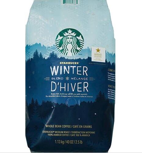 星巴克 WINTER 冬季限定中度烘焙咖啡豆 1.13KG
