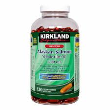 Kirkland可兰【绿瓶】Alaskan Salmon阿拉斯加三文鱼鱼油320粒