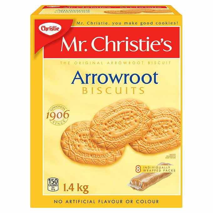 Mr.Christie Arrowroot 天然葛粉婴儿磨牙饼干 1.4kg