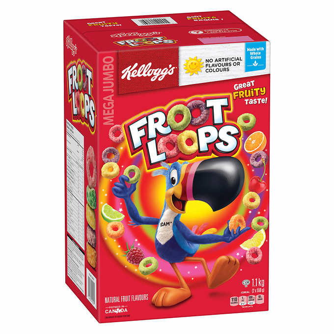 Froot Loops儿童五彩营养麦片麦圈 1.1kg