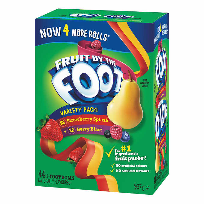 Fruit by the foot 纯天然水果汁卷44卷软糖937g