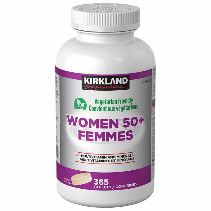 Kirkland复合维生素 中老年女士50岁+   365粒