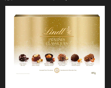 Lindt 瑞士莲巧克力礼盒装37粒 405g