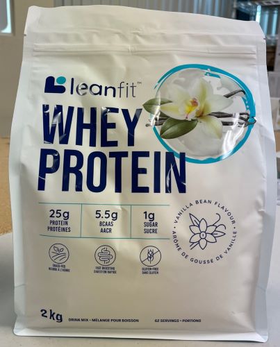 LeanFit whey protein 乳清蛋白粉 2kg 香草味