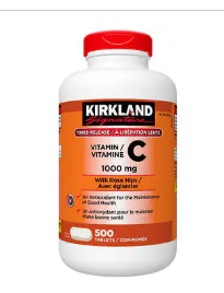 Kirkland 可兰维生素C 1000MG 500粒