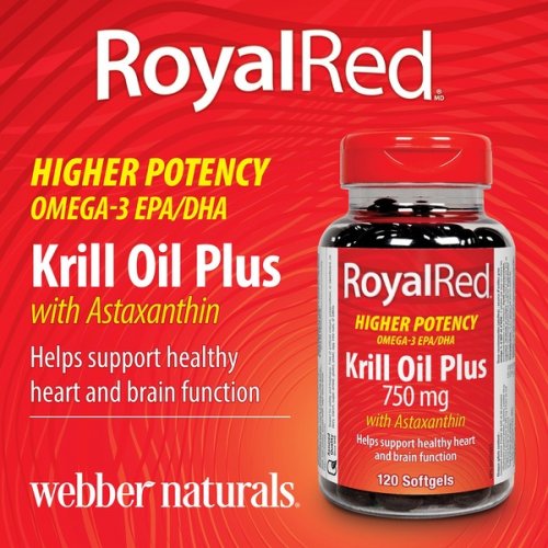 【特价至5月11日】Royal Red超强磷虾油虾青素750mg 120粒