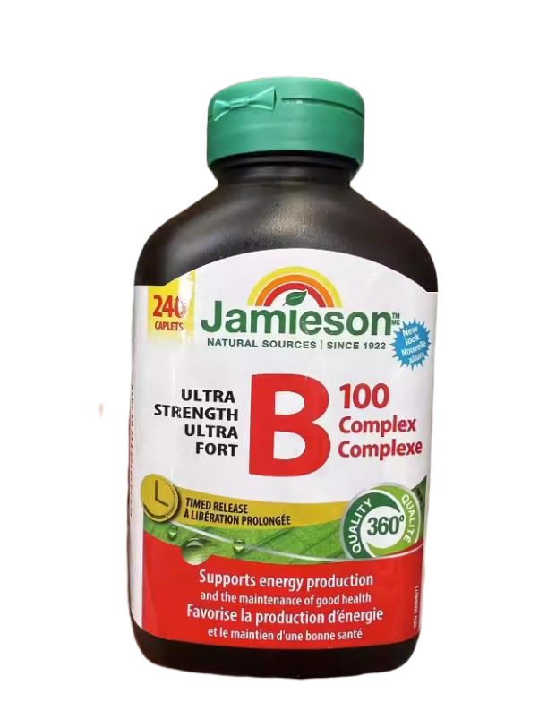 【特价】Jamieson健美生B100维生素 240粒