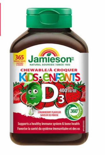 Jamieson健美生儿童维生素D3 365粒