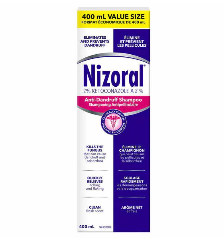 Nizoral仁山利舒去屑止痒生发防脱发洗发水400ml