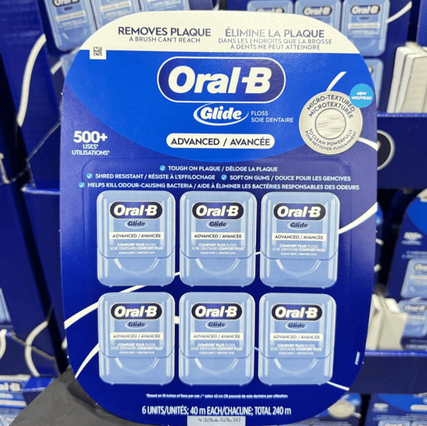 【特价】Oral-B 牙线 6只装 240M