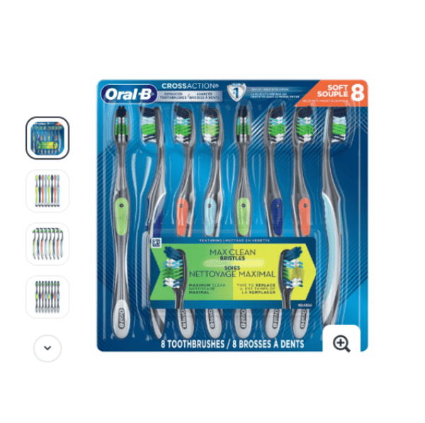 Oral-B 牙刷 8只装（软毛）