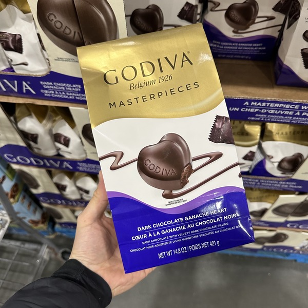 【特价至5月8日】Godiva Masterpieces 心形 黑巧克力 421g